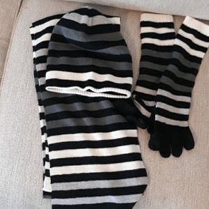 Scarf, hat, gloves set